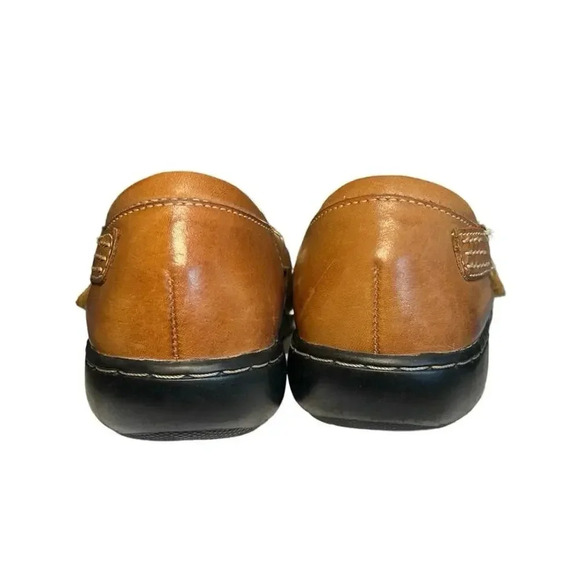 Clark’s Bendables Women’s Ashland Spin Q Leather Shoes Brown Size 8 - Picture 8 of 9